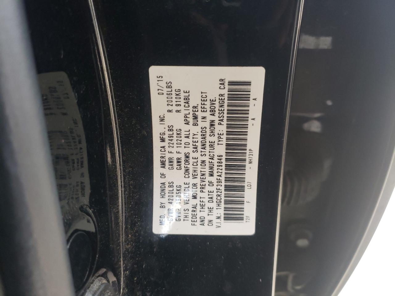 2015 Honda Accord - Image 12