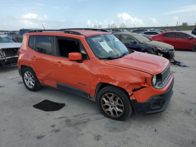  JEEP RENEGADE 2016 Оранжевый