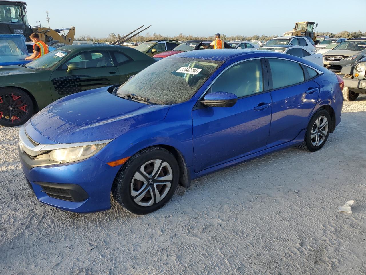 2018 Honda Civic Lx VIN: 19XFC2F57JE035613 Lot: 77442304