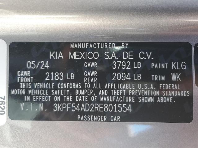 3KPF54AD2RE801554 Kia Forte GT L 12