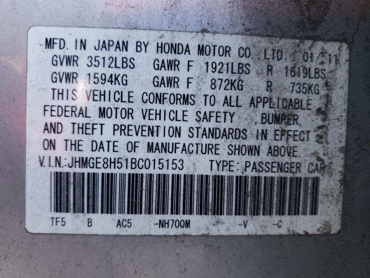 2011 Honda Fit - Image 12