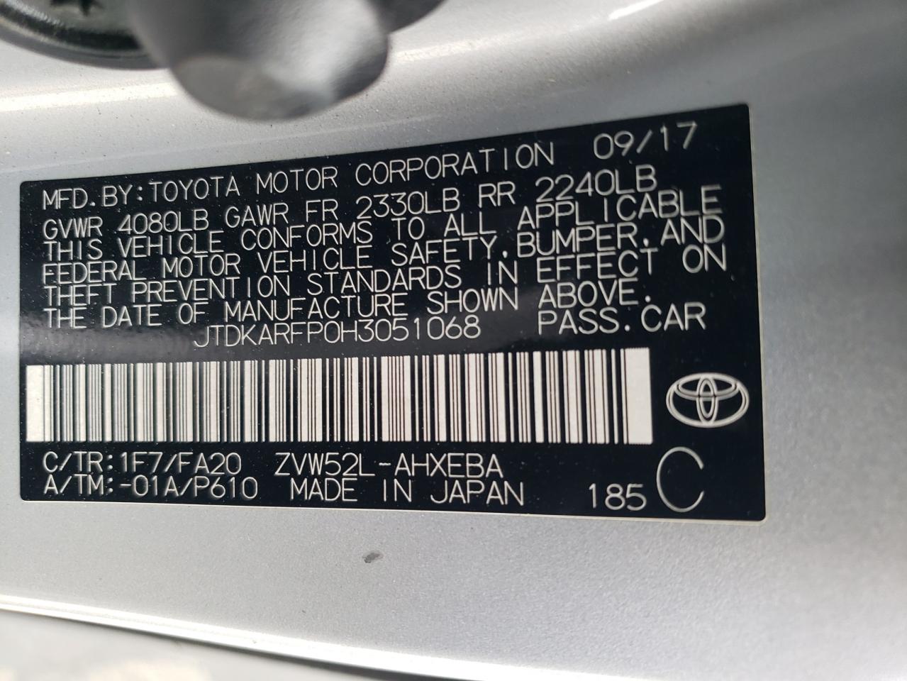 2017 Toyota Prius - Image 15