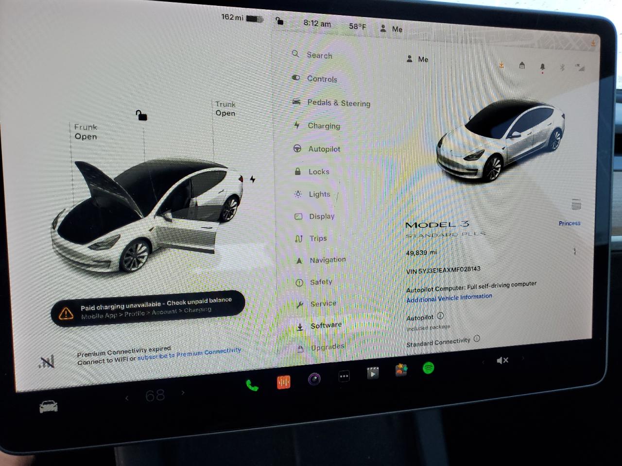 5YJ3E1EAXMF028143 2021 Tesla Model 3