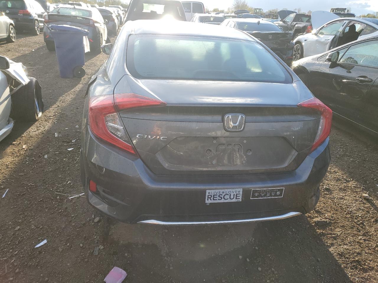 2019 Honda Civic Lx VIN: 19XFC2F61KE031406 Lot: 75536294