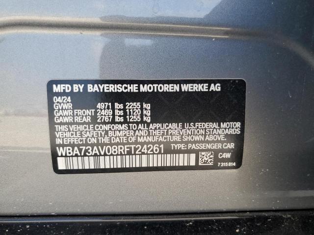 WBA73AV08RFT24261 BMW 4 Series 430XI GRAN 13