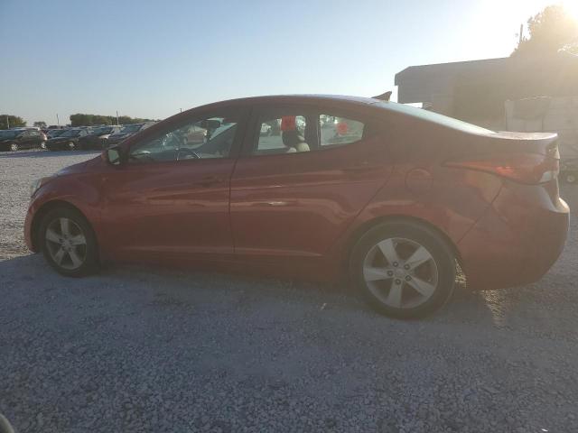  HYUNDAI ELANTRA 2013 Czerwony