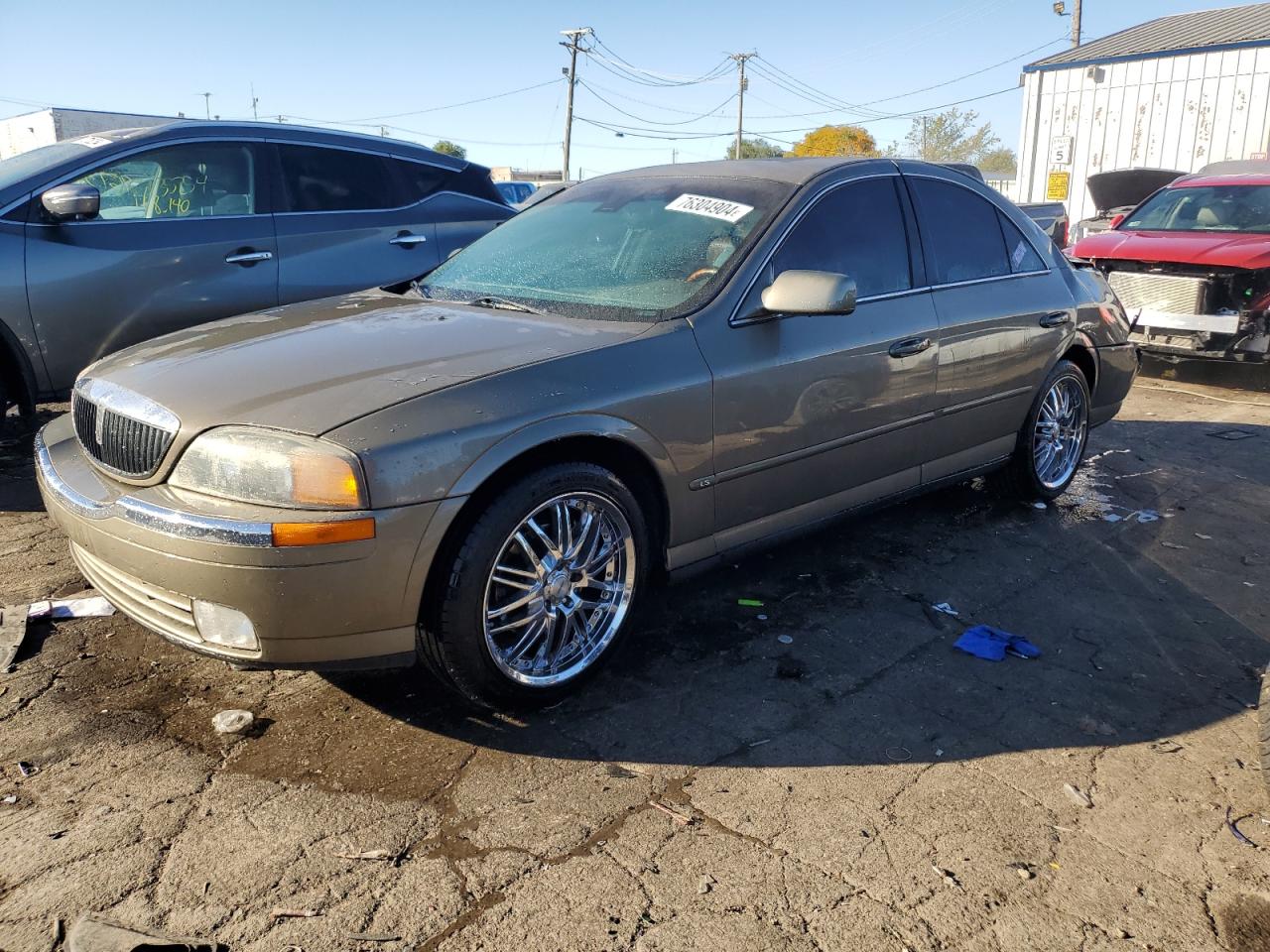2001 Lincoln Ls  იყიდება Chicago Heights-ში, IL - Rear End