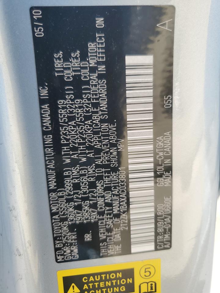 2010 Lexus RX - Image 14