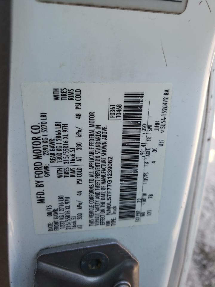 NM0LS7F77G1239082 2016 Ford Transit Connect Xlt