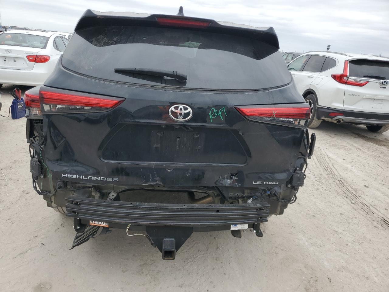 2021 Toyota Highlander L VIN: 5TDBZRBH4MS548348 Lot: 75254824