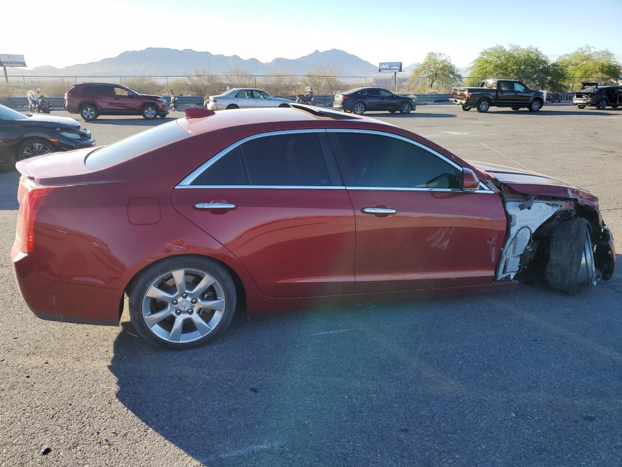 VIN 1G6AB5RX2F0125346 2015 CADILLAC ATS no.3