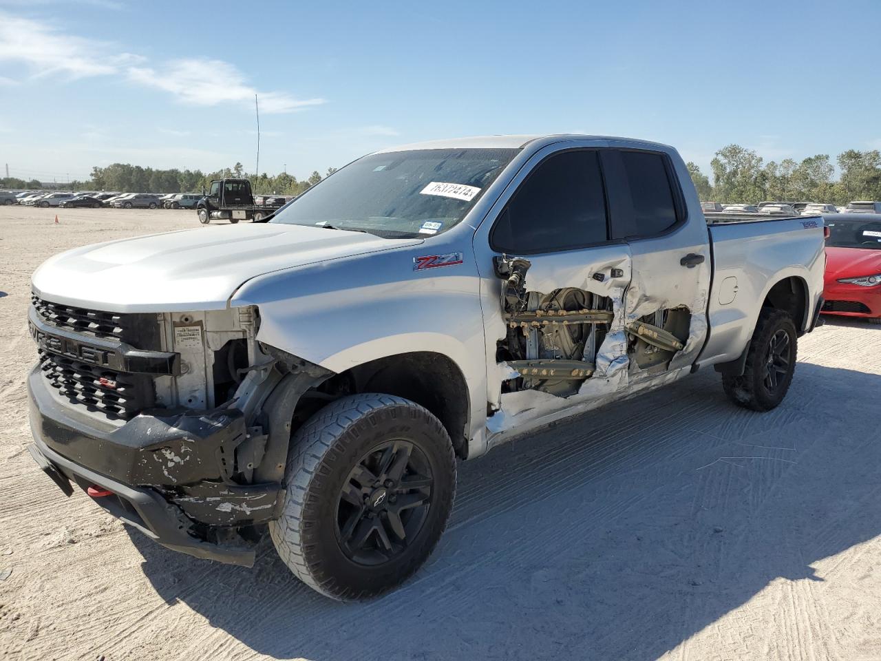 2019 Chevrolet Silverado K1500 Trail Boss Custom за продажба в Houston, TX - Side