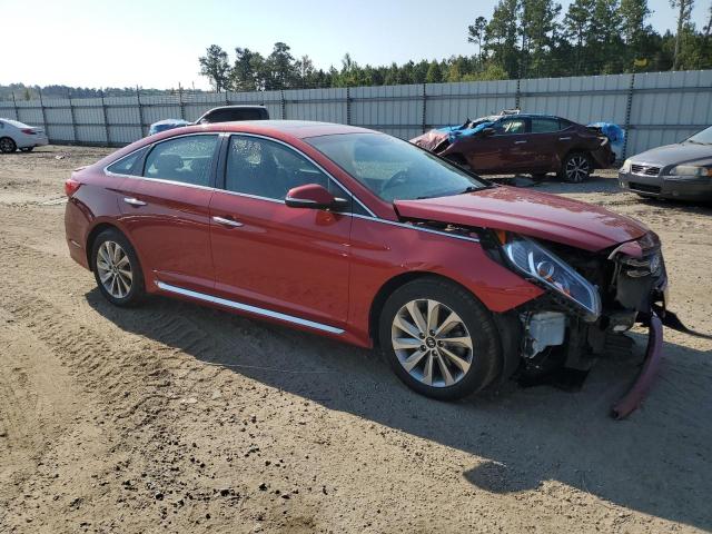  HYUNDAI SONATA 2017 Бургунді