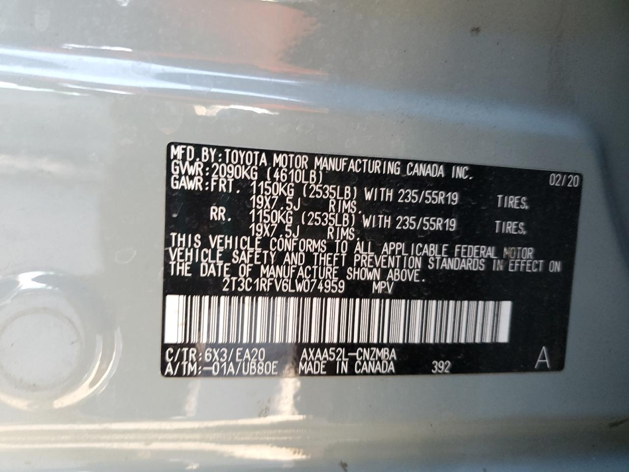 2020 Toyota RAV 4 - Image 13