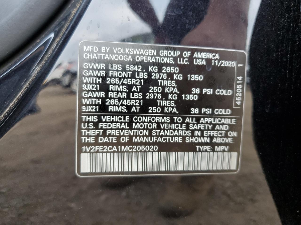 2021 Volkswagen Atlas - Image 13