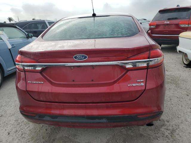  FORD FUSION 2018 Бургунді