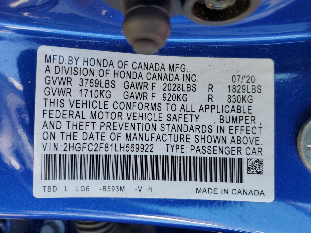 2020 Honda Civic - Image 14
