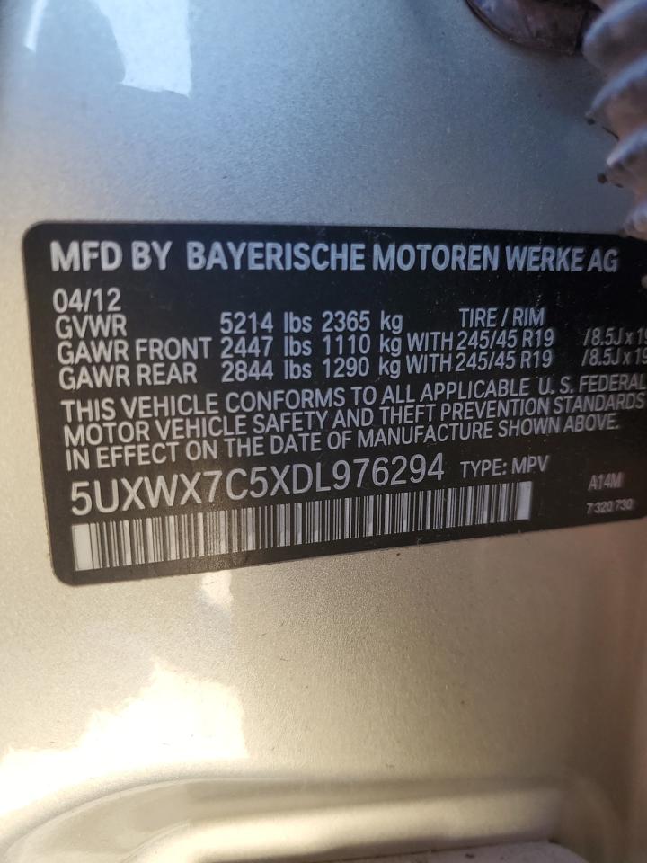 5UXWX7C5XDL976294 2013 BMW X3 xDrive35I