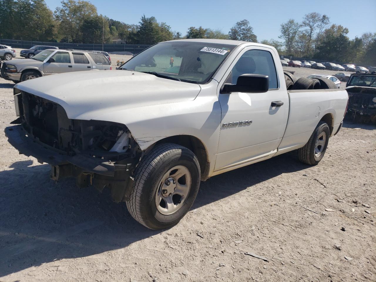 2012 Dodge Ram 1500 St VIN: 3C6JD6DP7CG226739 Lot: 75513144