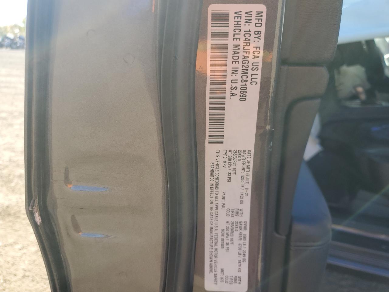 2021 Jeep Grand Cherokee - Image 14