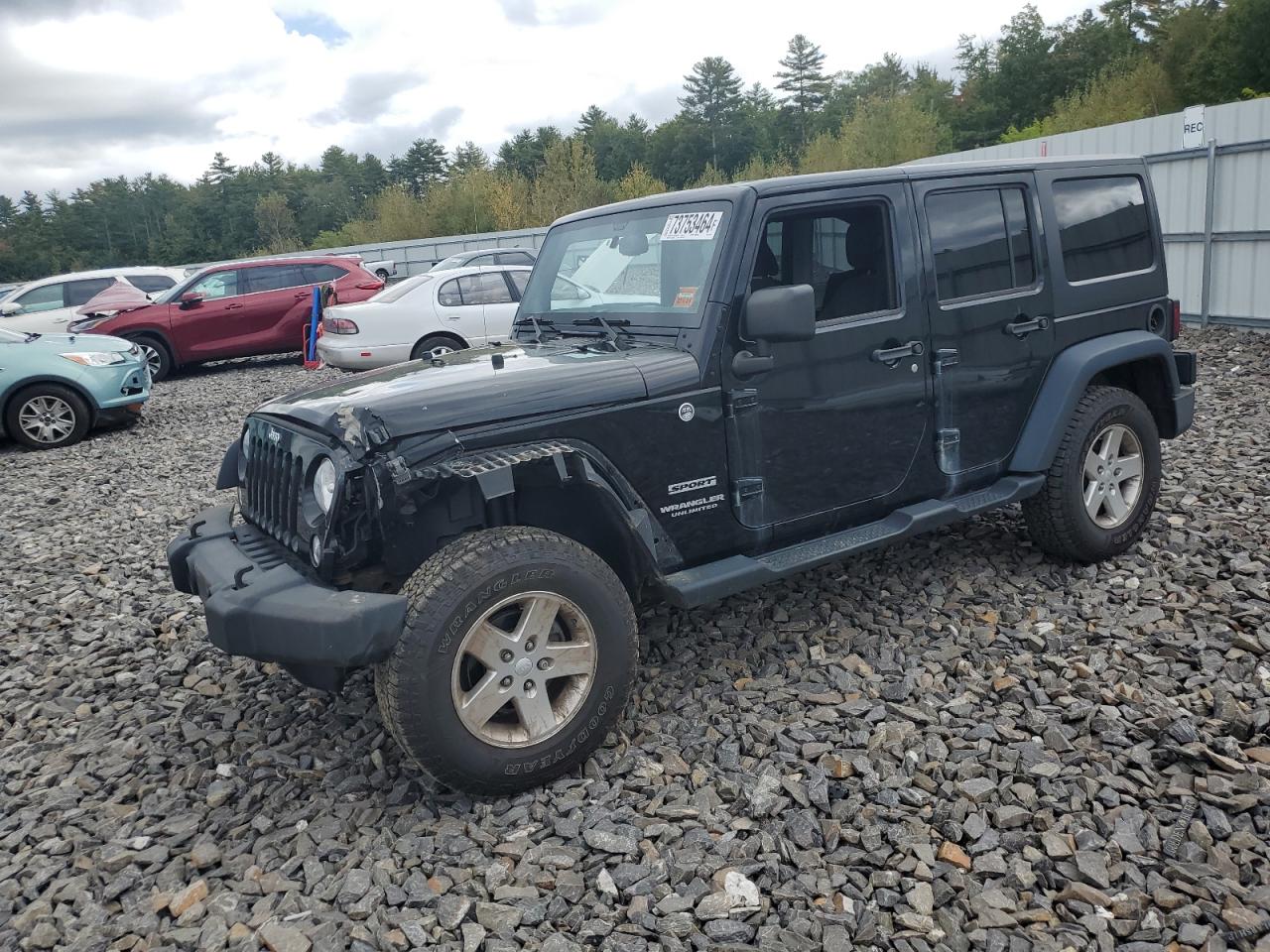 2014 Jeep Wrangler Unlimited Sport VIN: 1C4BJWDG7EL114194 Lot: 73753464