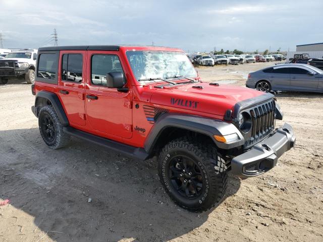  JEEP WRANGLER 2022 Червоний