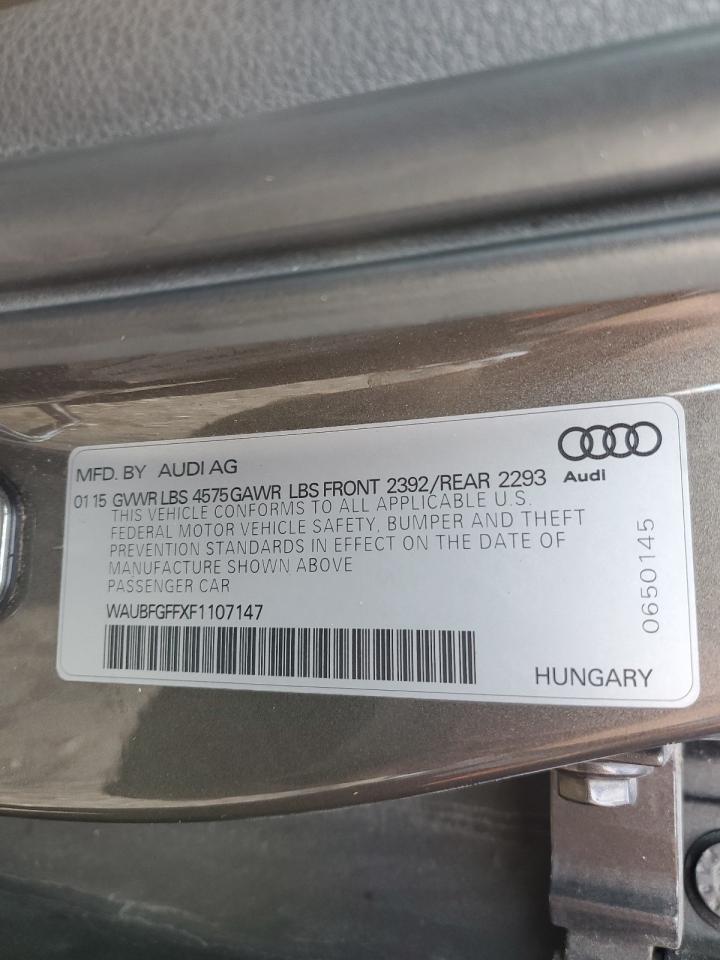 WAUBFGFFXF1107147 2015 Audi A3 Premium