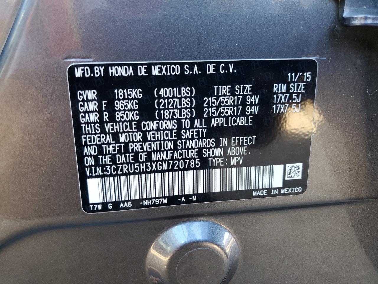 2016 Honda HR-V - Image 14