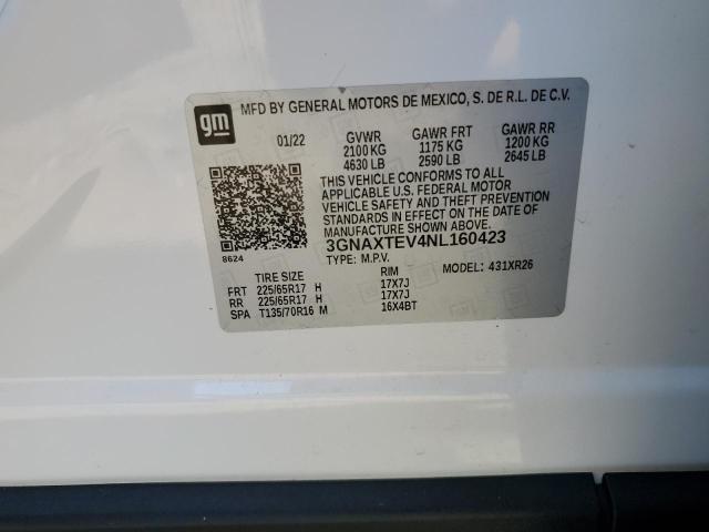 3GNAXTEV4NL160423 Chevrolet Equinox LT 13