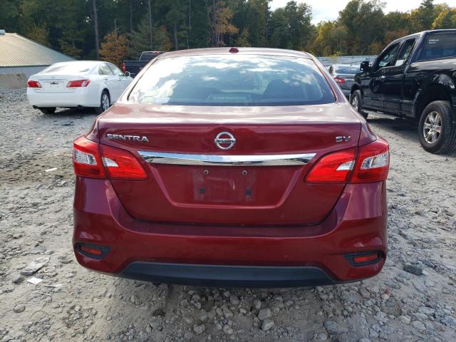  NISSAN SENTRA 2017 Czerwony