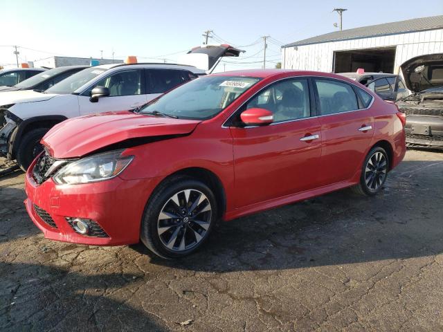  NISSAN SENTRA 2017 Czerwony