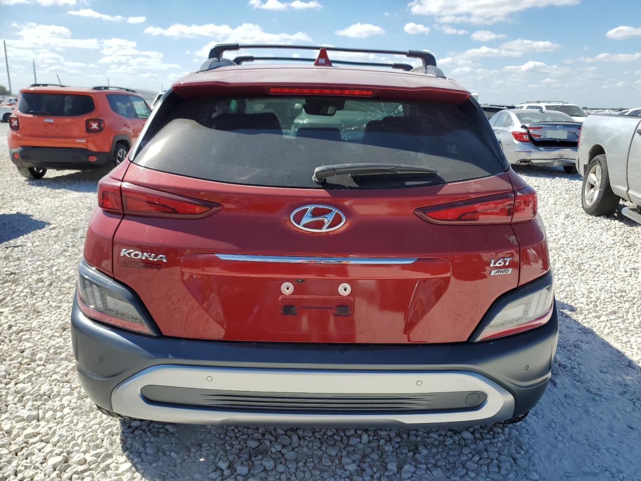 2022 Hyundai Kona Limited VIN: KM8K5CA31NU795141 Lot: 77521004