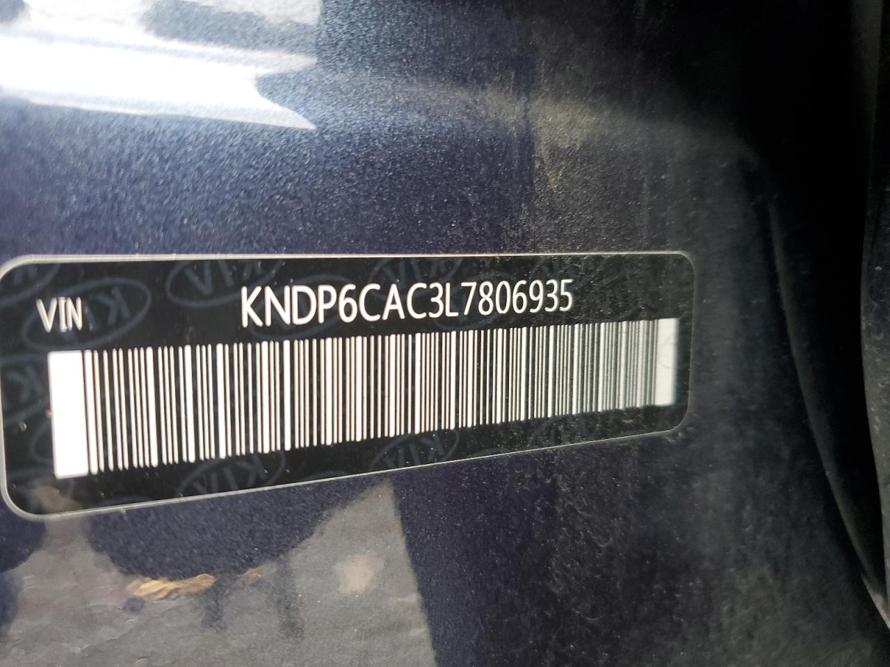 KNDP6CAC3L7806935 2020 Kia Sportage S