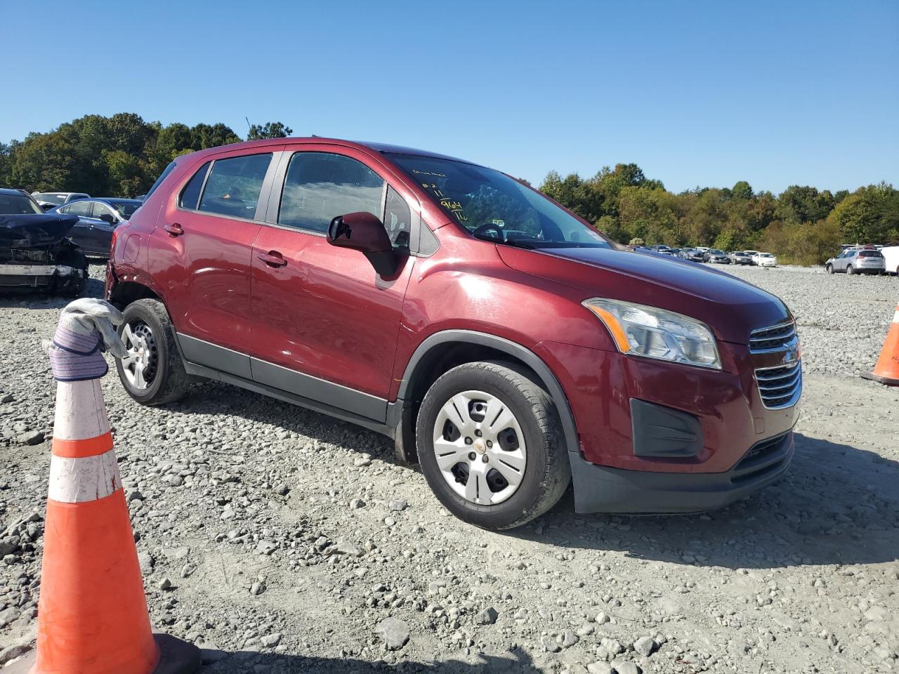 2016 Chevrolet Trax Ls VIN: 3GNCJKSB7GL258024 Lot: 75571794