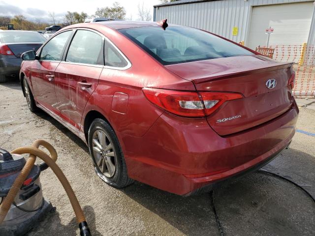  HYUNDAI SONATA 2016 Бургунді