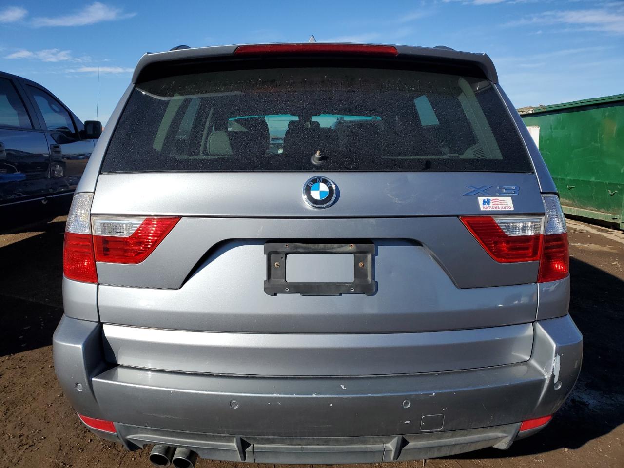 2007 BMW X3 3.0Si VIN: WBXPC93417WF25834 Lot: 78730844