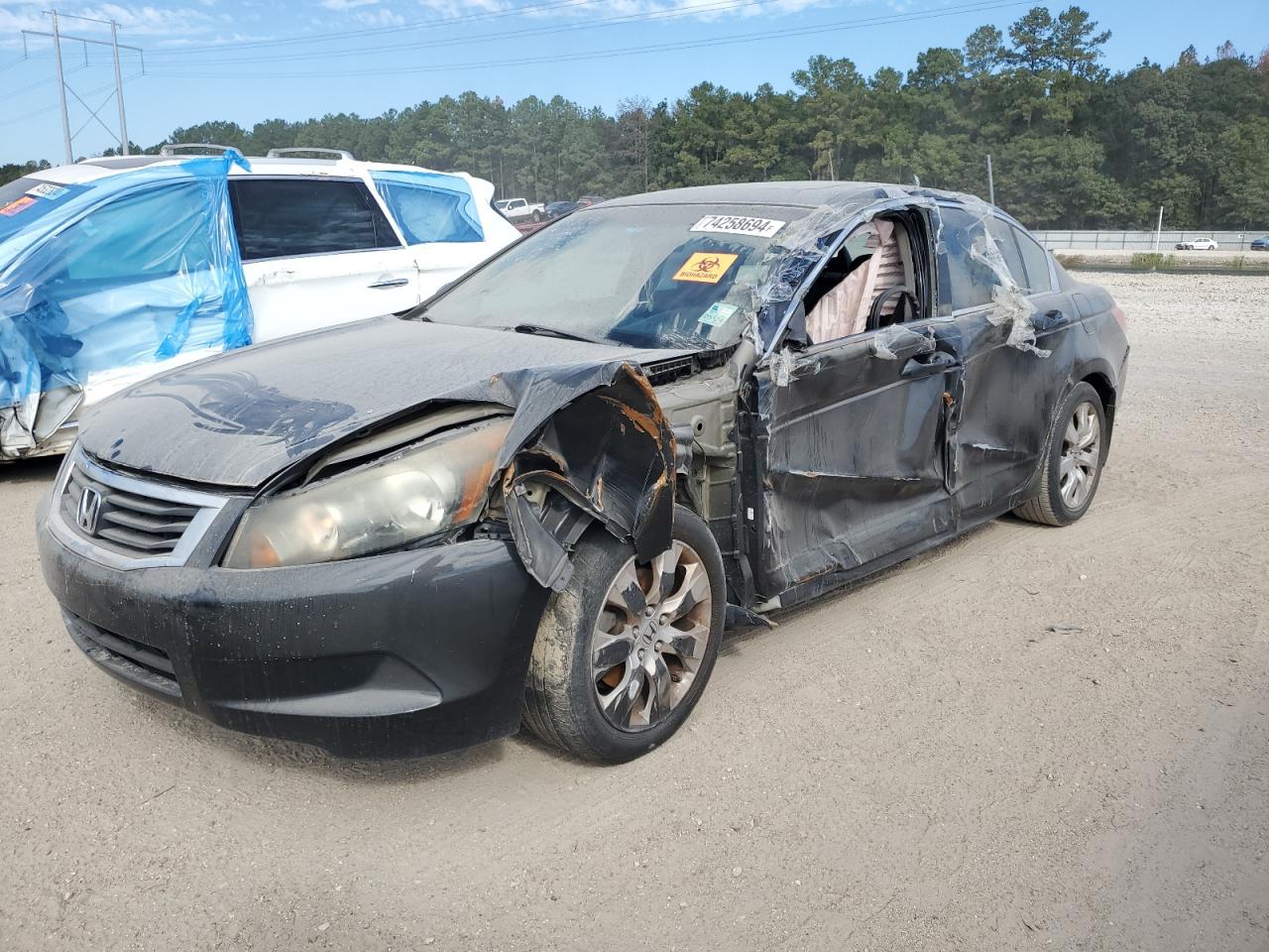 2008 Honda Accord Exl VIN: 1HGCP26868A093471 Lot: 74258694