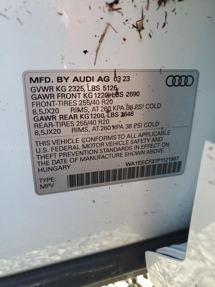 WA1EECF37P1121987 2023 Audi Q3 Premium Plus S Line 45