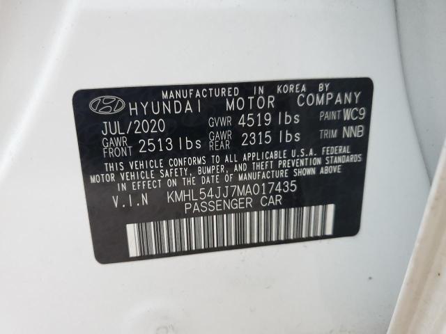 KMHL54JJ7MA017435 Hyundai Sonata HYB 13