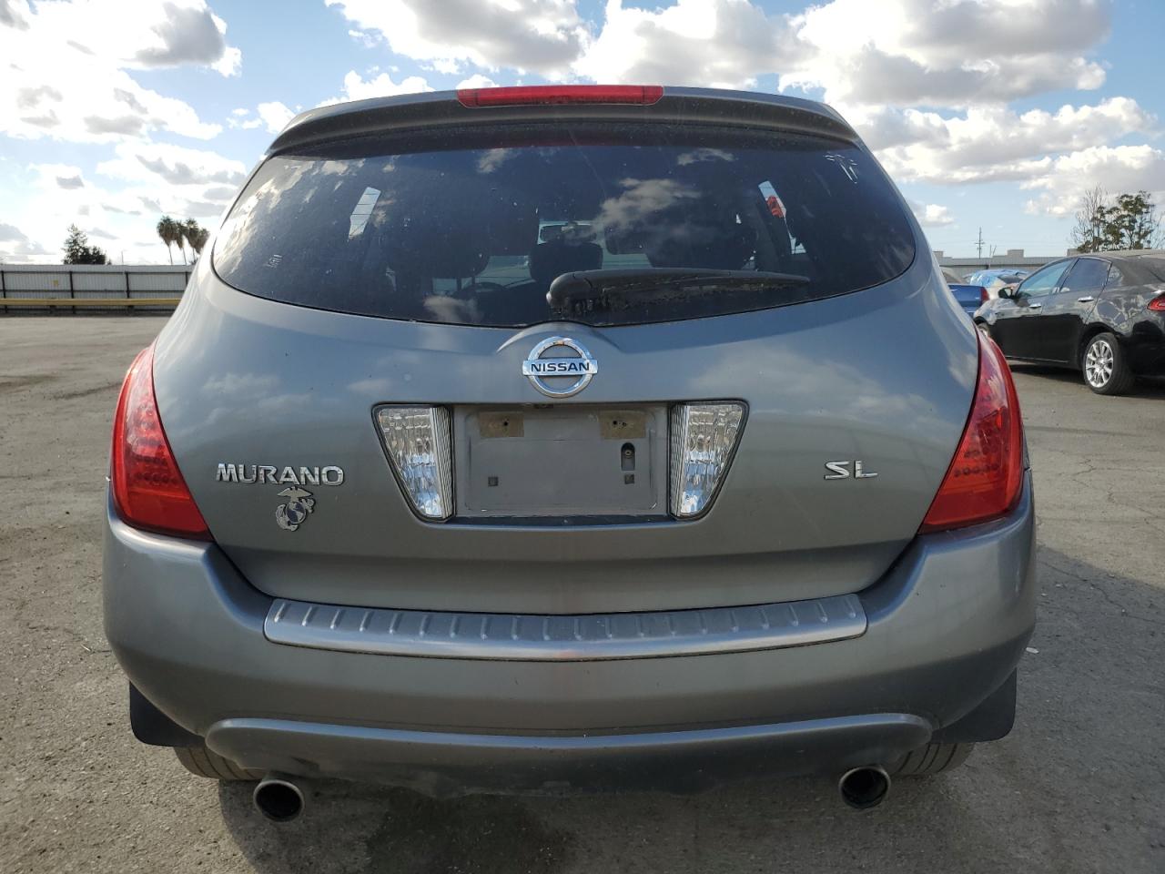 2006 Nissan Murano Sl VIN: JN8AZ08T66W429582 Lot: 78000504