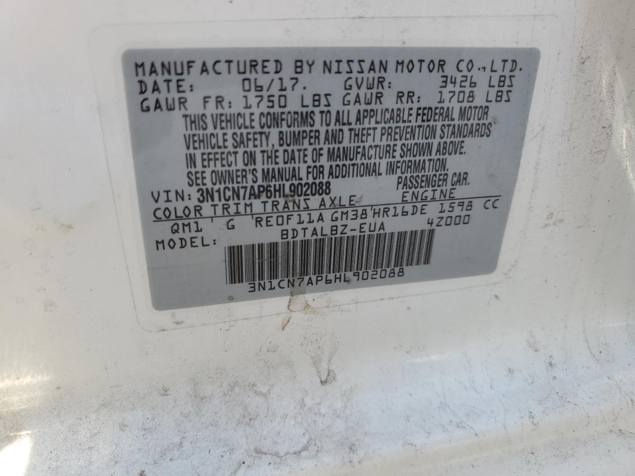 2017 Nissan Versa - Image 14