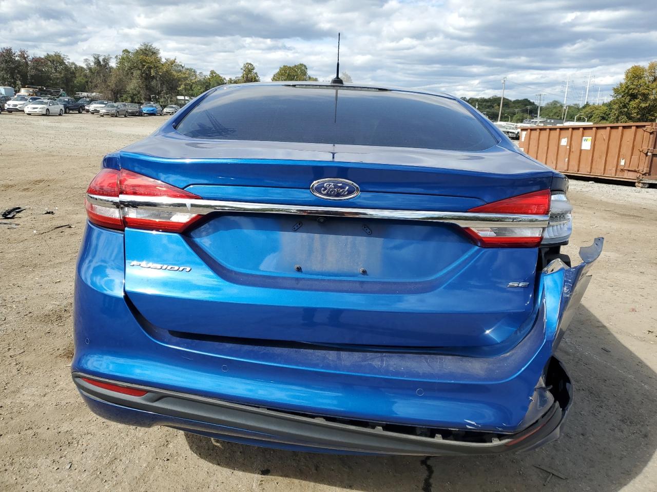 2017 Ford Fusion Se VIN: 3FA6P0H70HR393376 Lot: 76179734