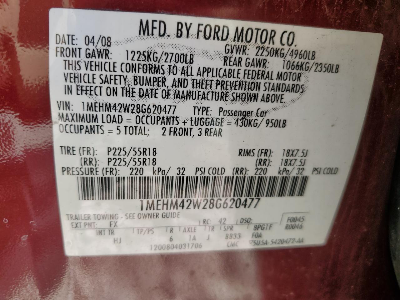 2008 Mercury Sable - Image 12