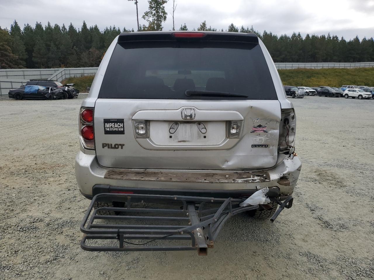 2006 Honda Pilot Lx VIN: 2HKYF18126H549036 Lot: 78224654