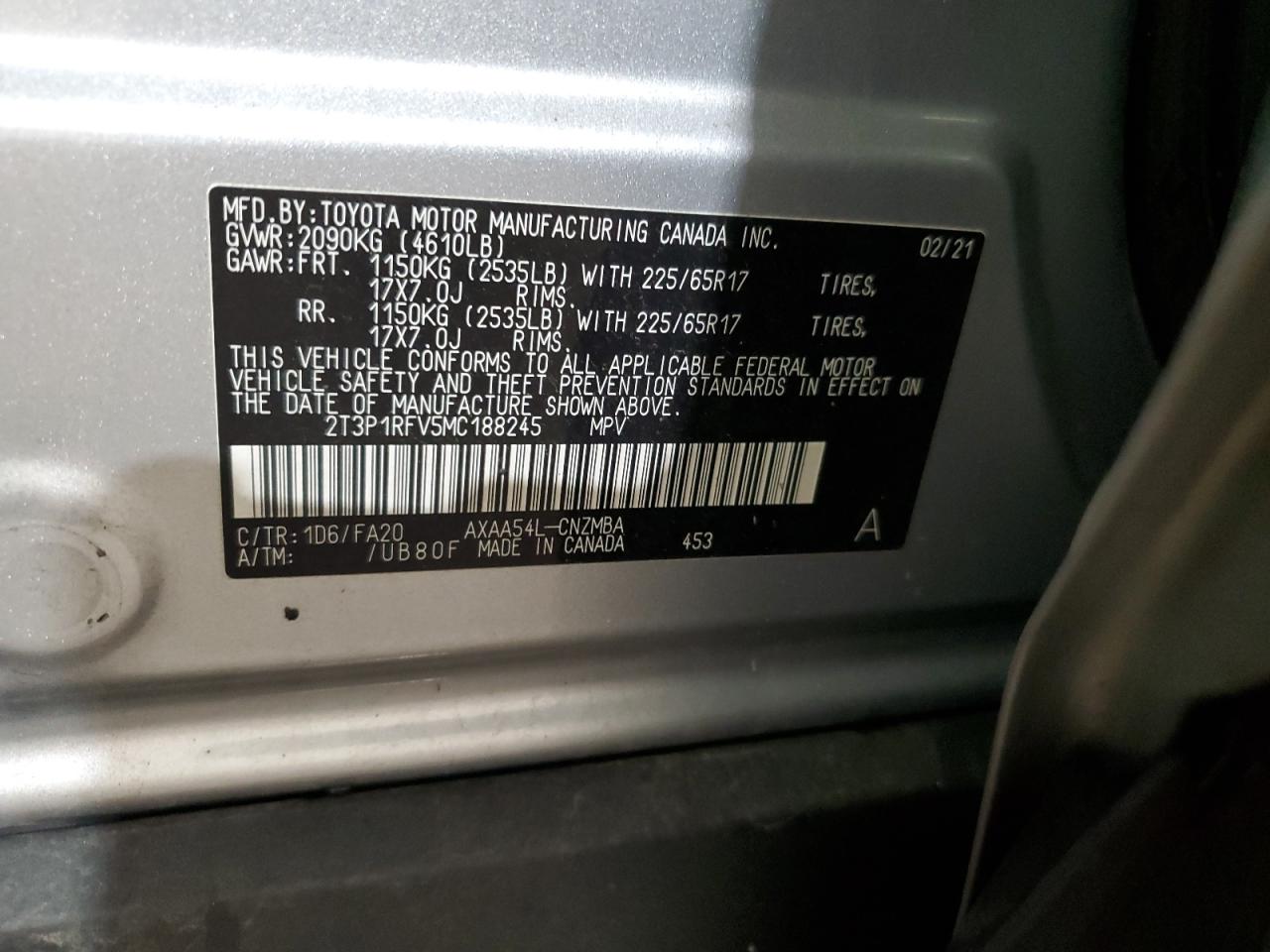 2021 Toyota RAV 4 - Image 13