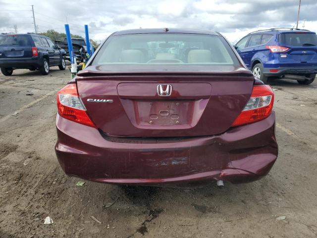 Седаны HONDA CIVIC 2012 Красный