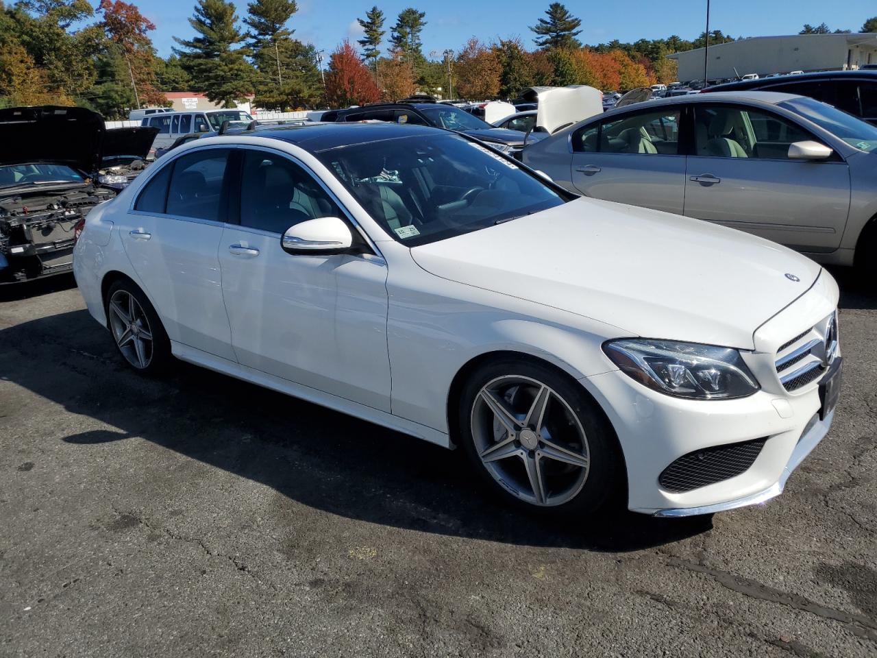 VIN 55SWF4KB1FU009975 2015 MERCEDES-BENZ C-CLASS no.4