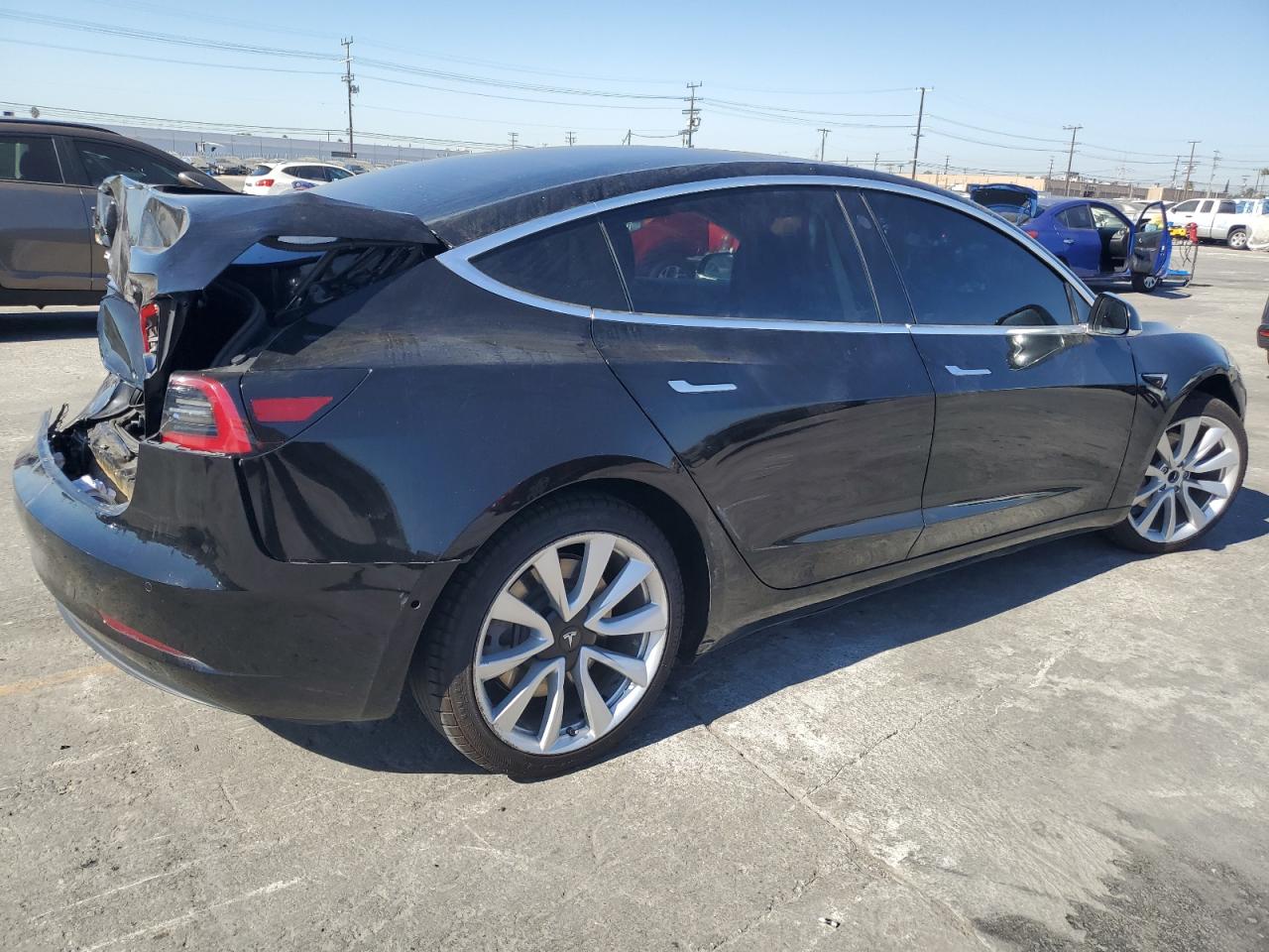 VIN 5YJ3E1EA0KF357477 2019 TESLA MODEL 3 no.3