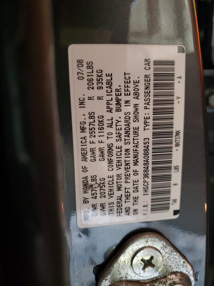 1HGCP36848A088453 2008 Honda Accord Exl