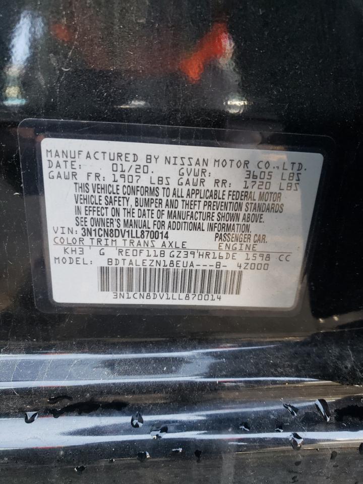 VIN 3N1CN8DV1LL870014 2020 NISSAN VERSA no.12